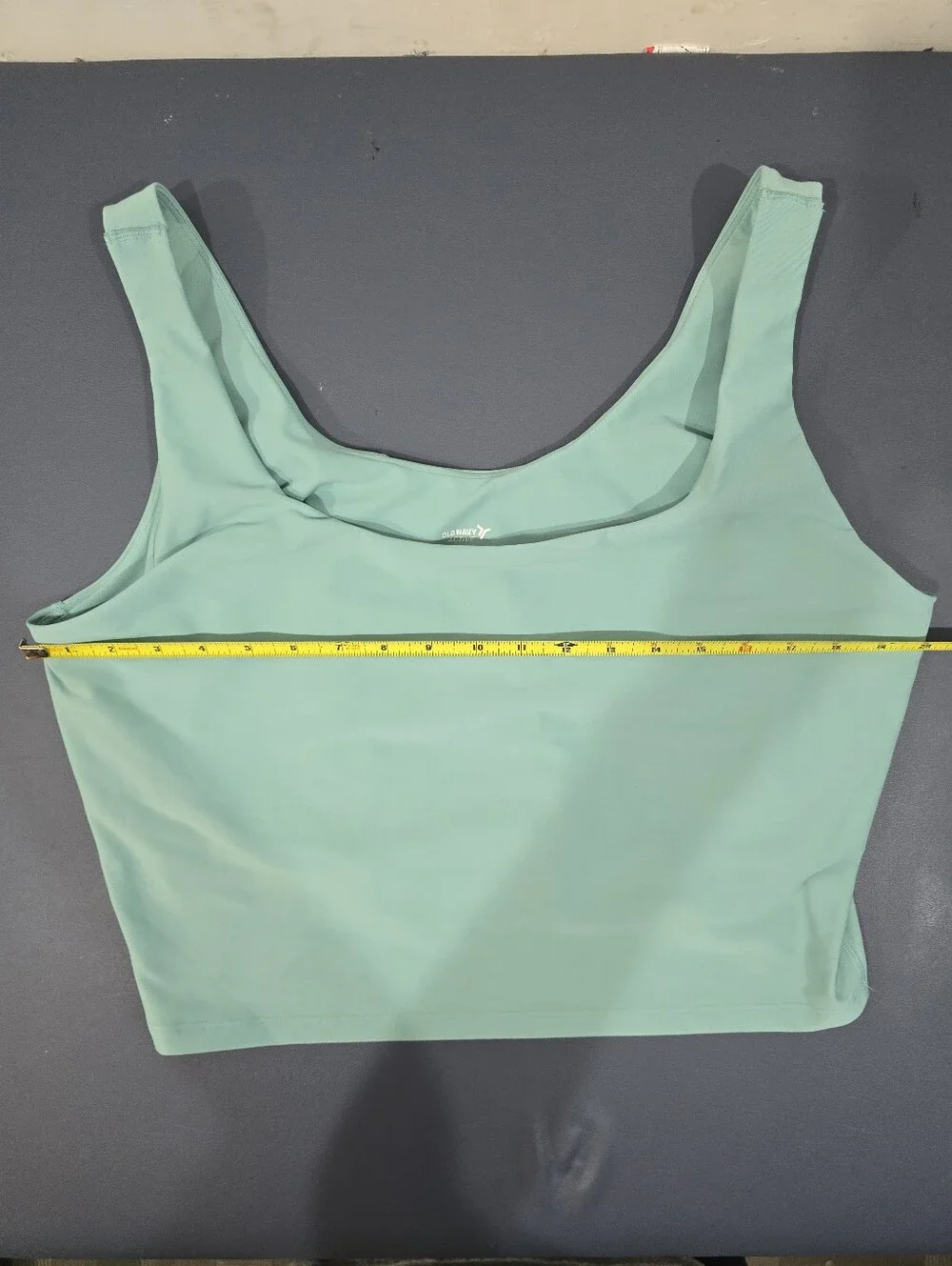 Old Navy Active PowerSoft 3X Matching Tank & Bike Shorts Set Mint Green